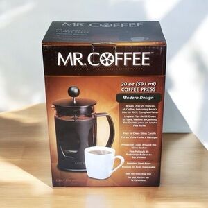 Mr Coffee FRENCH COFFEE PRESS 20 oz New in the Box